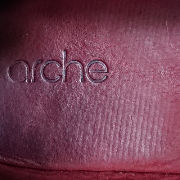 Arche Bareva ballerinas in dark red size 10 - Picture 10 of 15